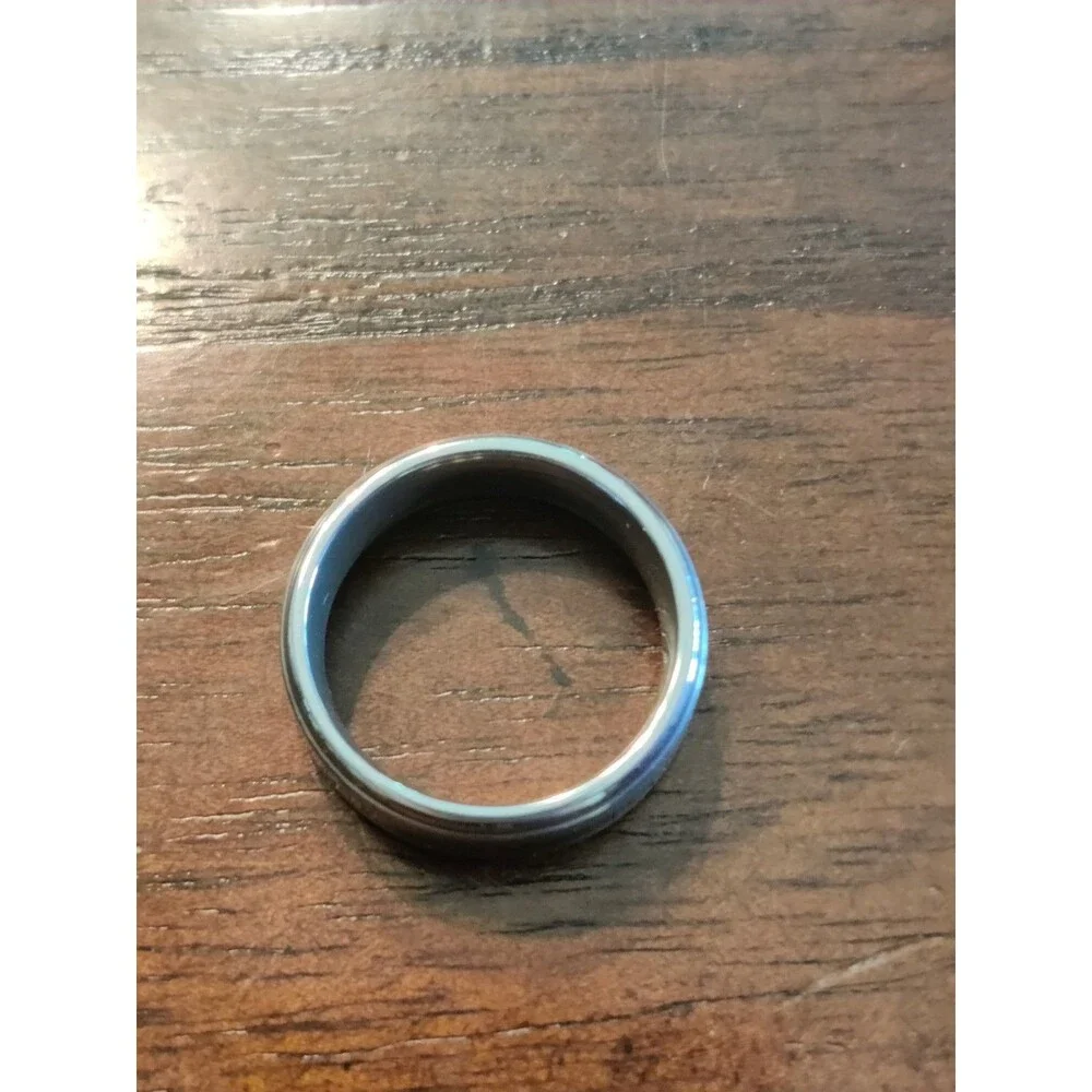 Metal RING Mens Band Size 12 Heavy Clean, Elegant Look of Tungsten Carbide 18g